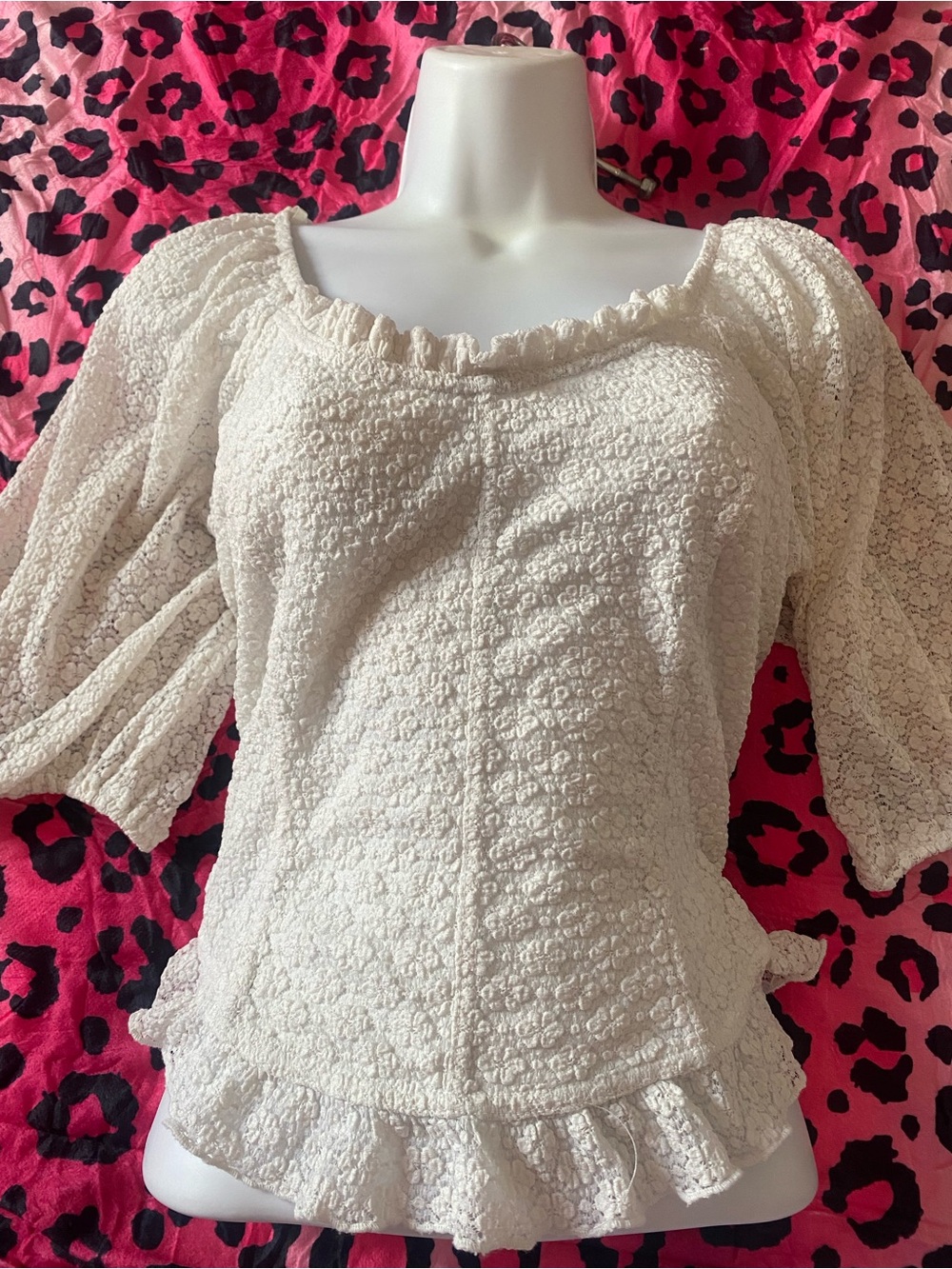 Jessica Simpson Cottagecore Western Blouse Woman’s Size XL